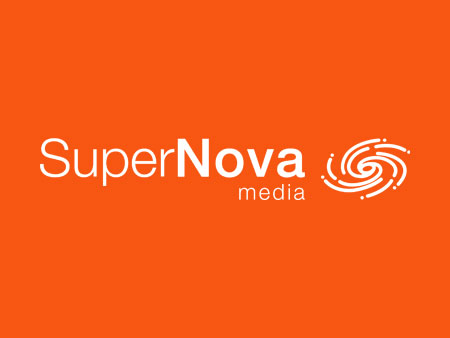Supernova Media White Logo
